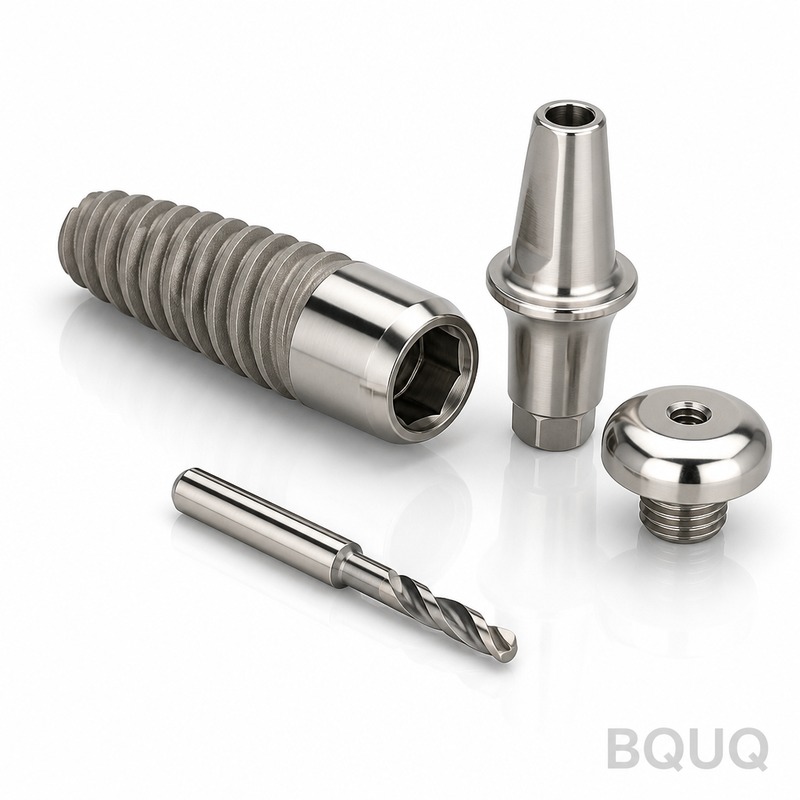 CNC加工デンタルインプラント部品 | BQUQ 精密製造 中国