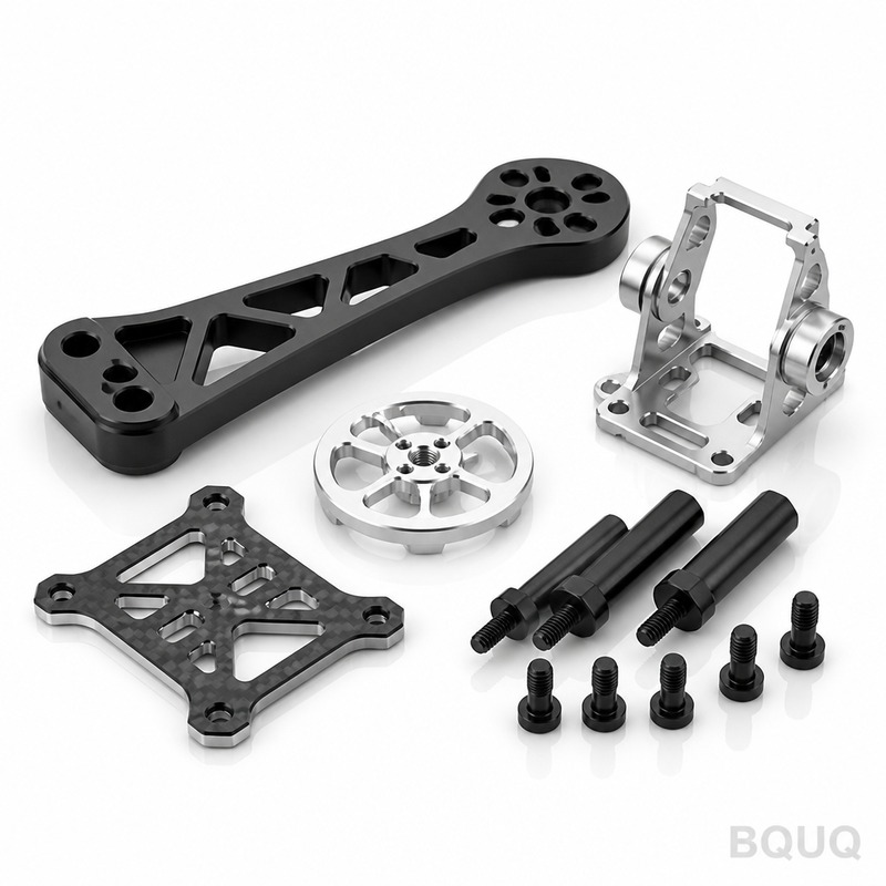 カスタムCNC加工ドローン部品 アルミ