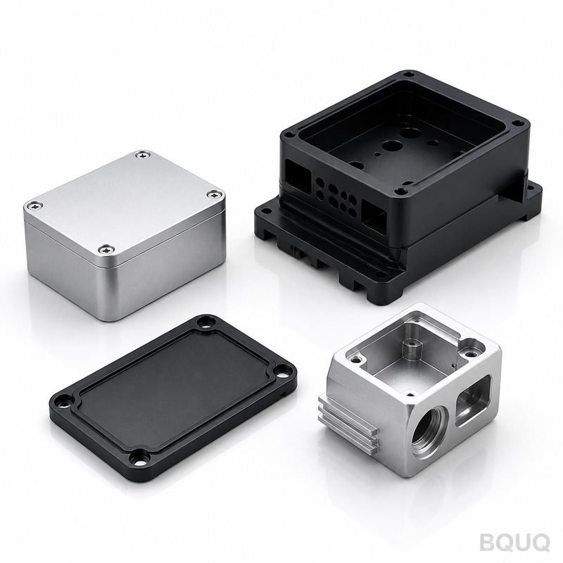 BQUQ CNC加工電子機器筐体ハウジング | 精密製造