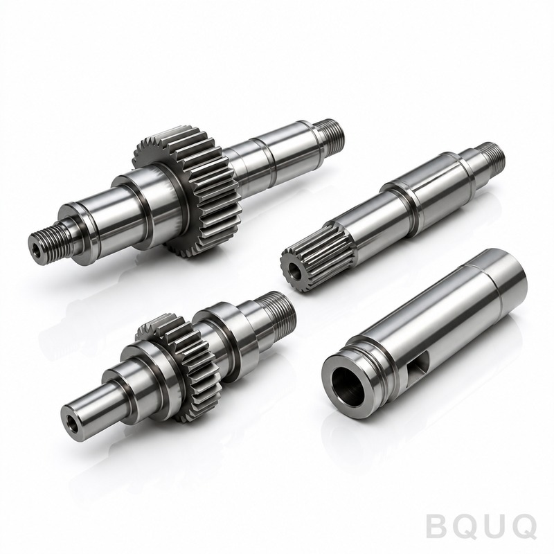 BQUQ CNC加工ギヤボックスシャフト | 中国製精密加工