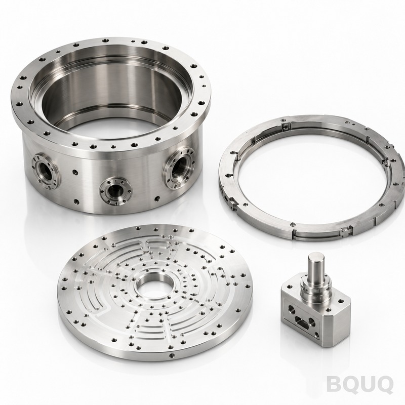 BQUQ CNC加工半導体チャンバー部品、中国製高精度部品