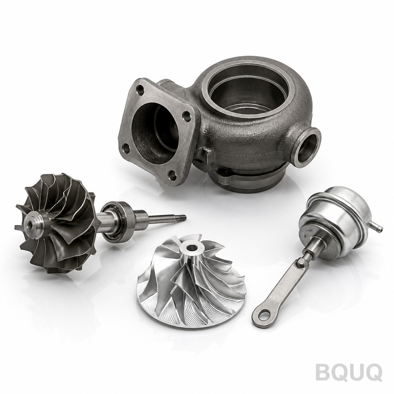 BQUQ CNC加工ターボチャージャー部品 | 中国製精密加工