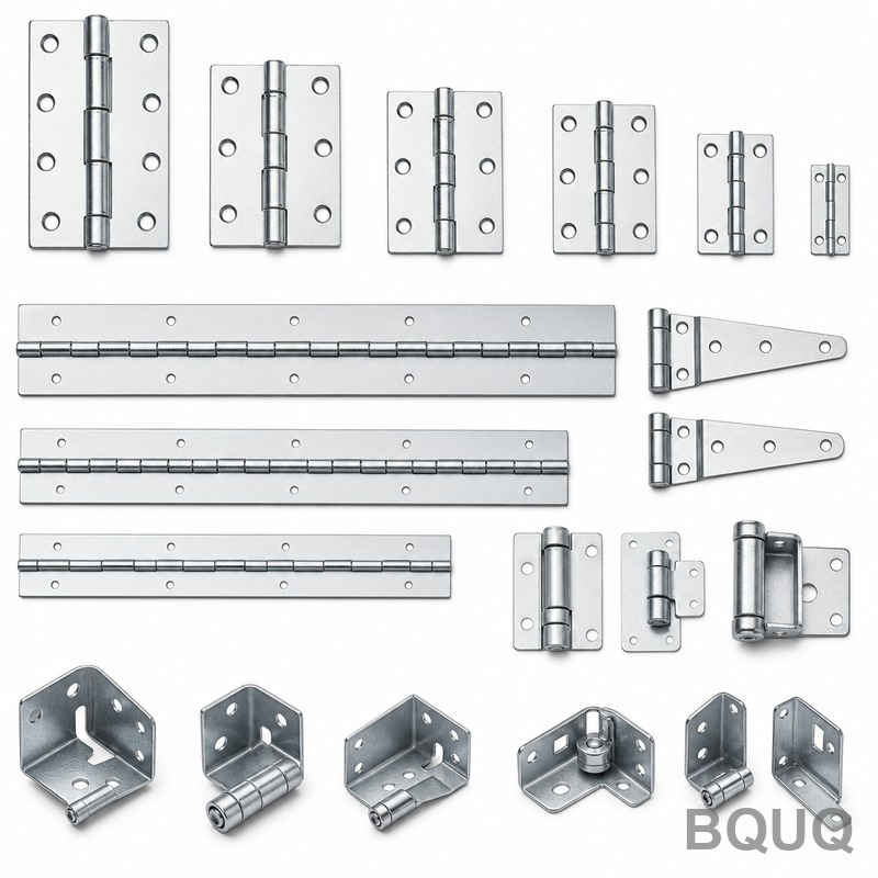 BQUQ プレス鋼製ヒンジ・ブラケットコレクション | 精密CNC＋プレス加工